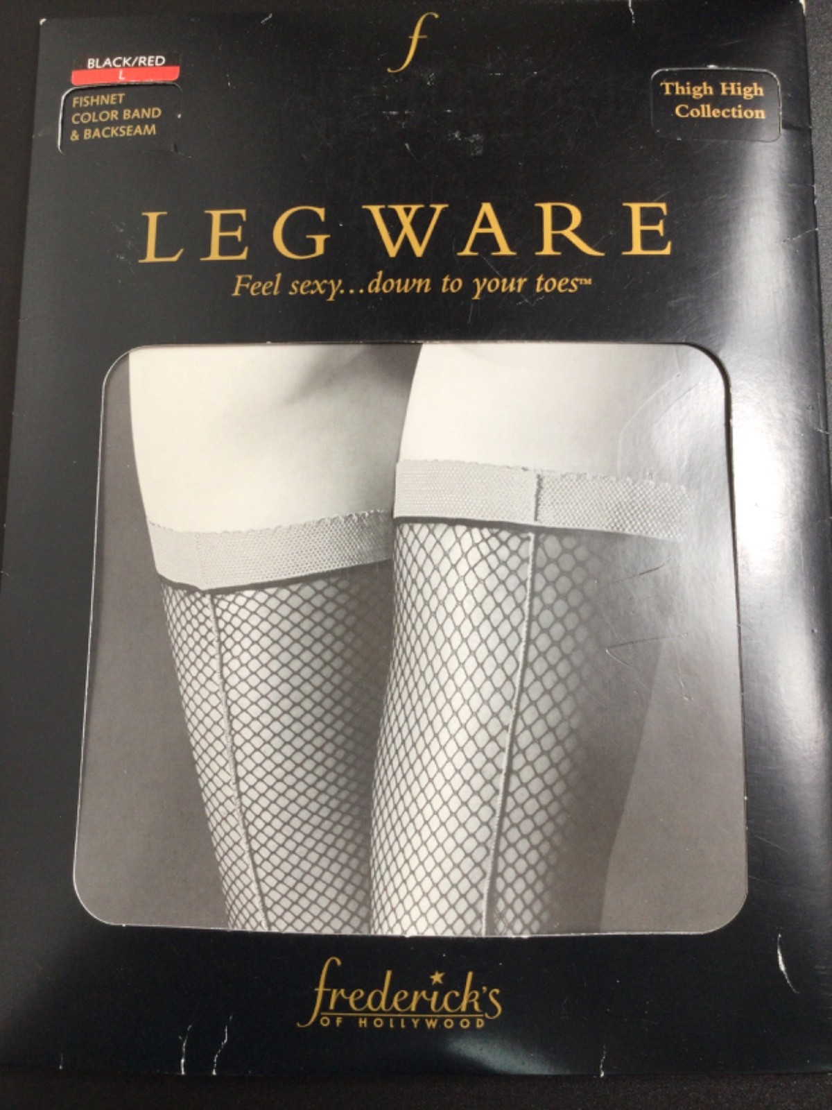vtg Frederick’s of Hollywood fishnet thigh high hosiery