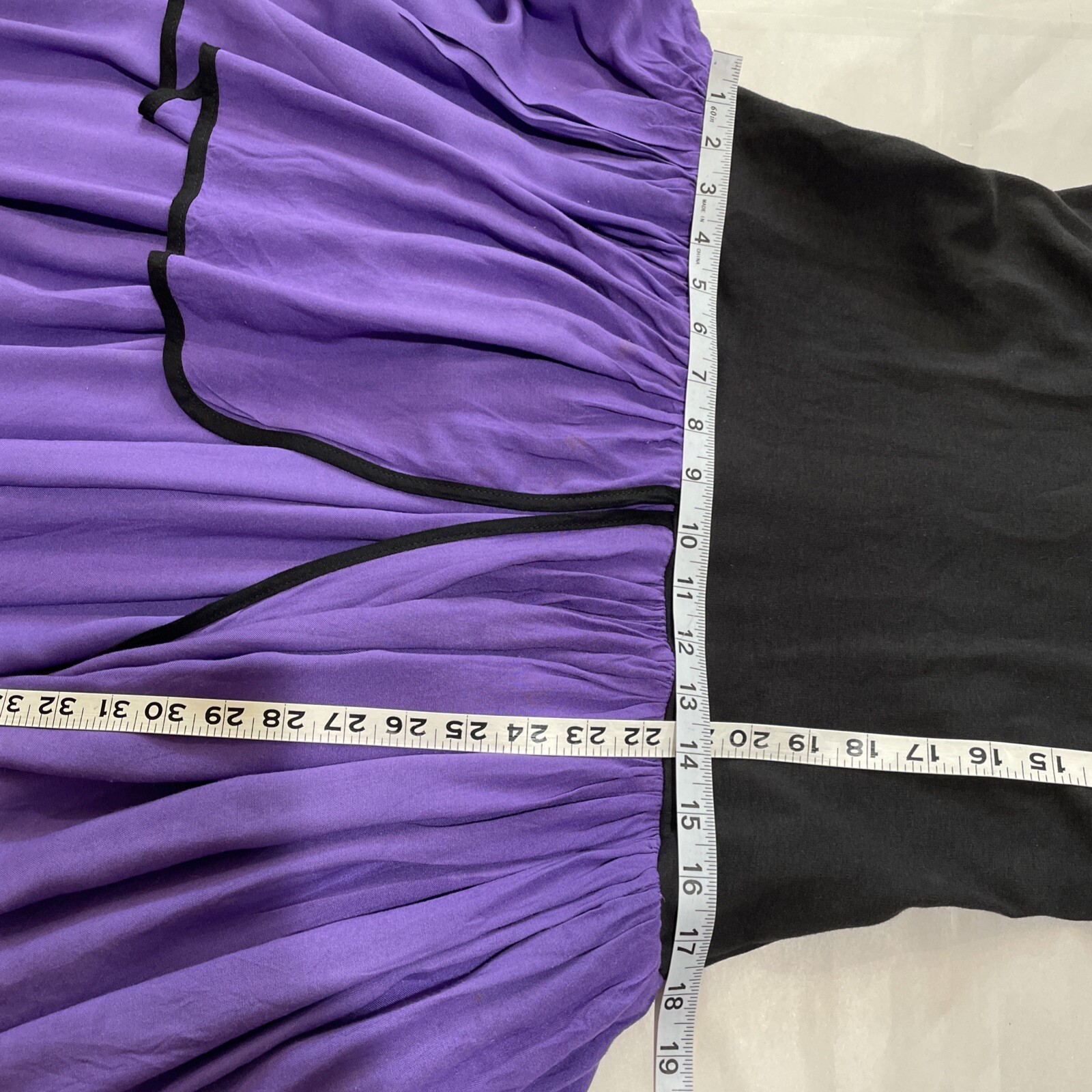 BARBOGLIO Cristina Jan VTG Dress Maxi Layered SZ 6 ( Heavy Wear Flaws