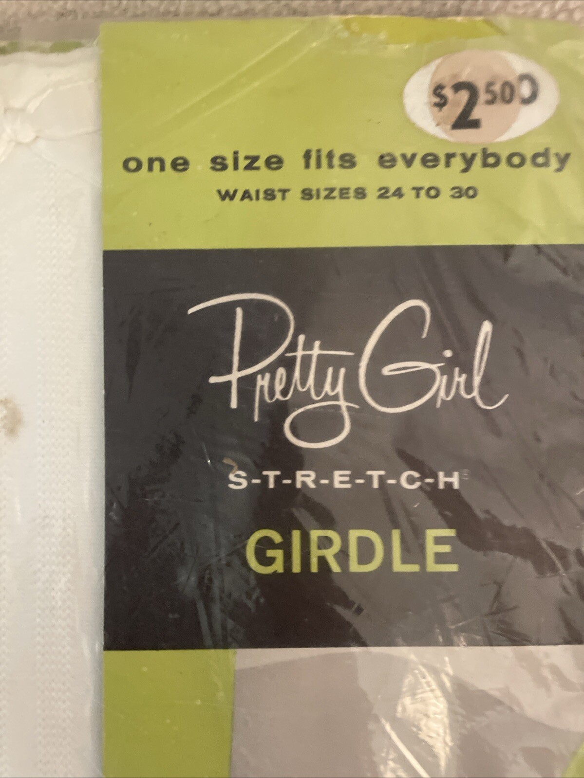 Vintage ‘Pretty Girl’ S-T-R-E-C-H Girl’ with Garters Waist Sizes 24 to 30 USA