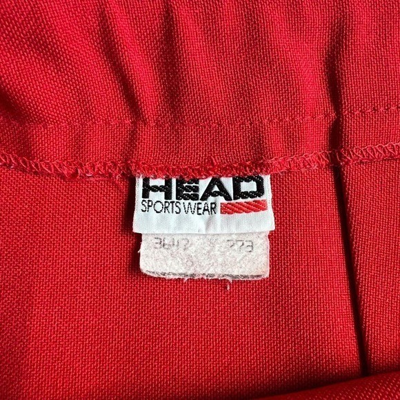 Head Vintage 80s/90s Red Mini Skirt