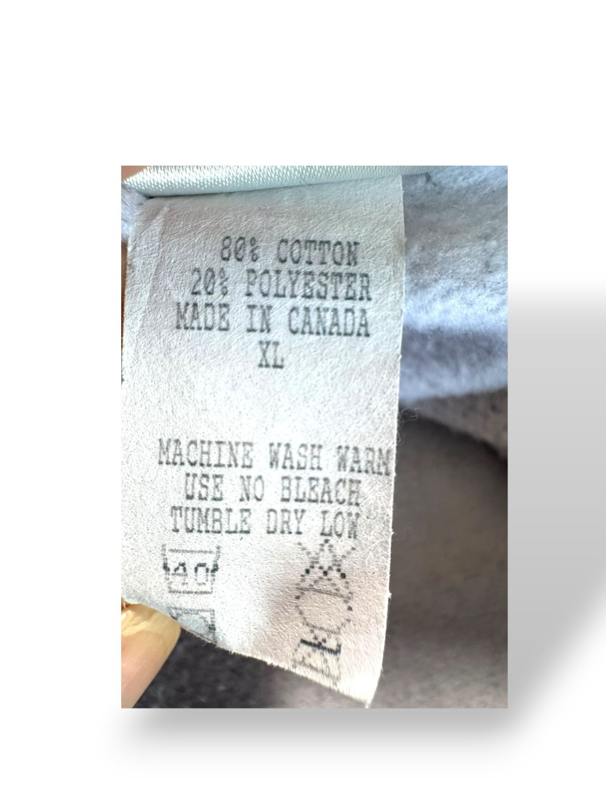 Sunbelt Heather Gray Cotton Blend Vintage Button-Up Shirt – XL