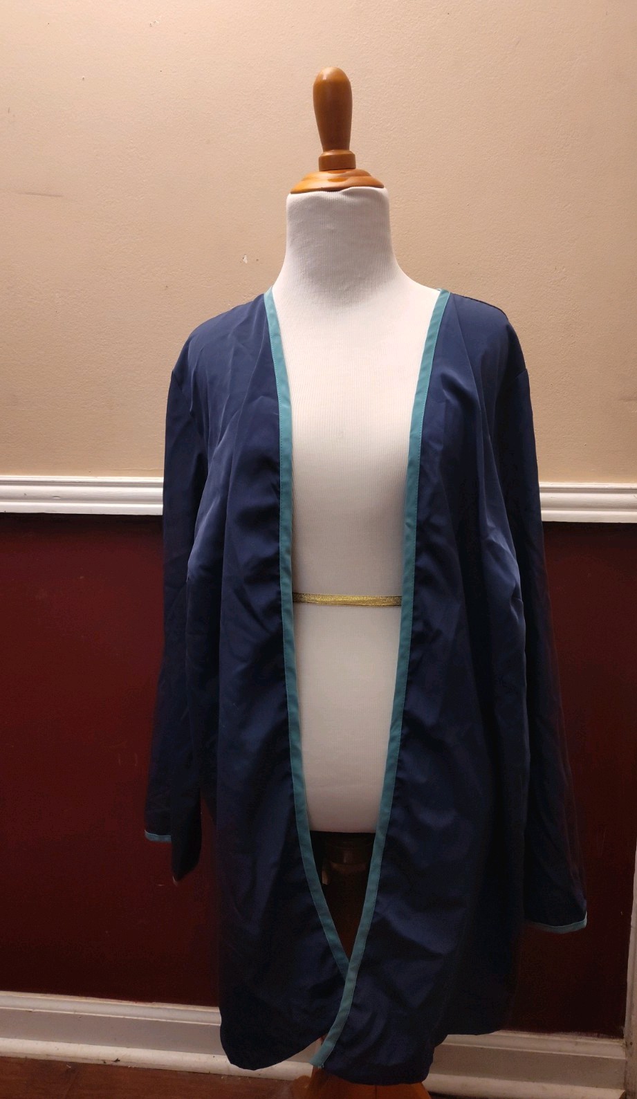 Vintage 90s Y2K Only Necessities Women’s Size 20 W Navy Blue Robe