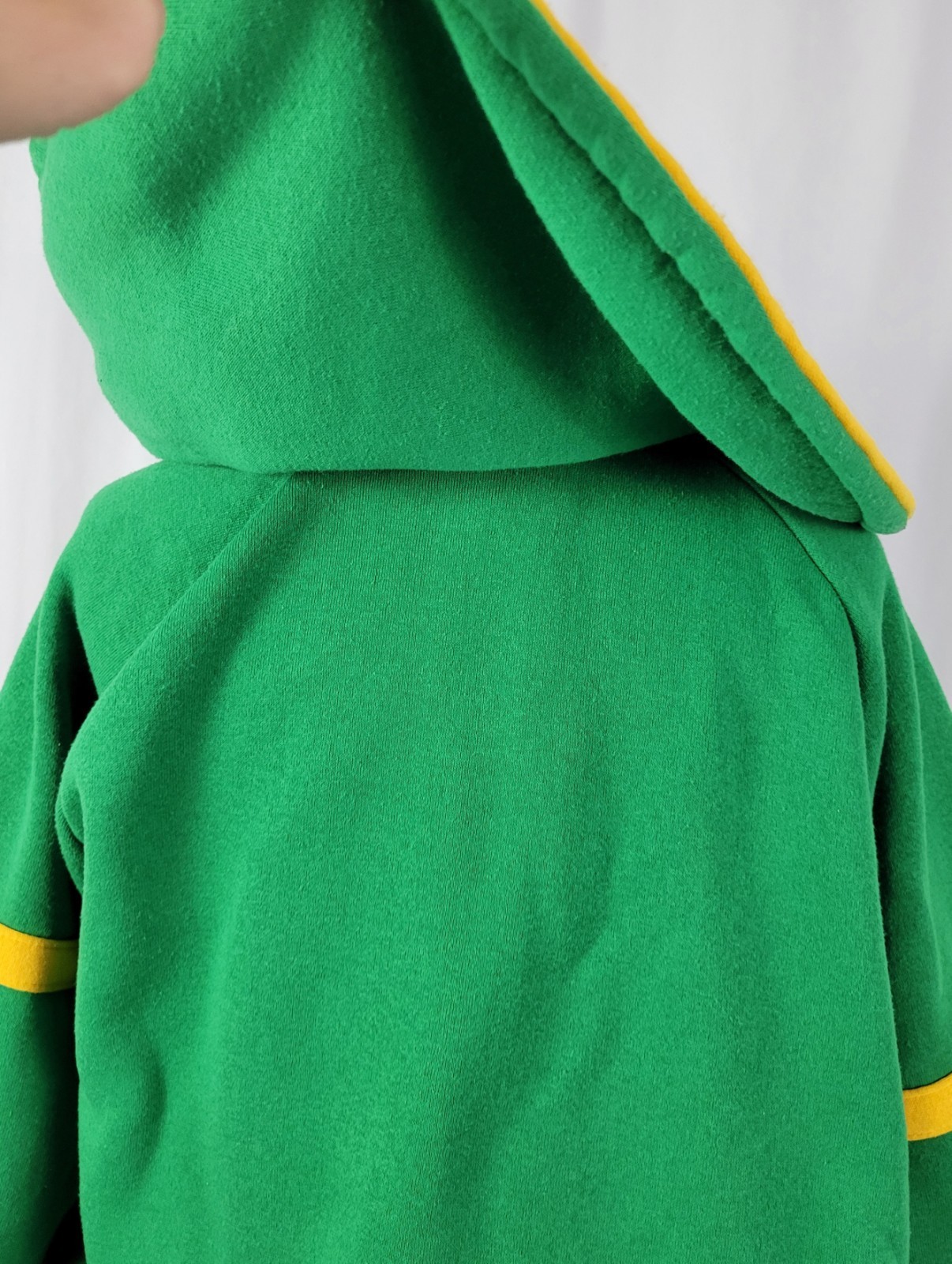 Vtg Pro Star Sports Green & Gold Packers Zip Up Hoodie Size Youth XL (Adult SM)