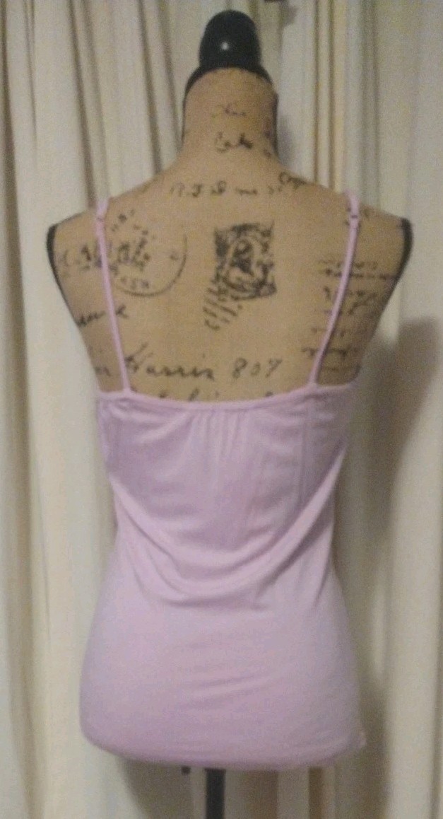 REDUCED Vtg 90’s Lulumari Beaded/Sequin Embellished Stretch Soft Knit Cami Sz L