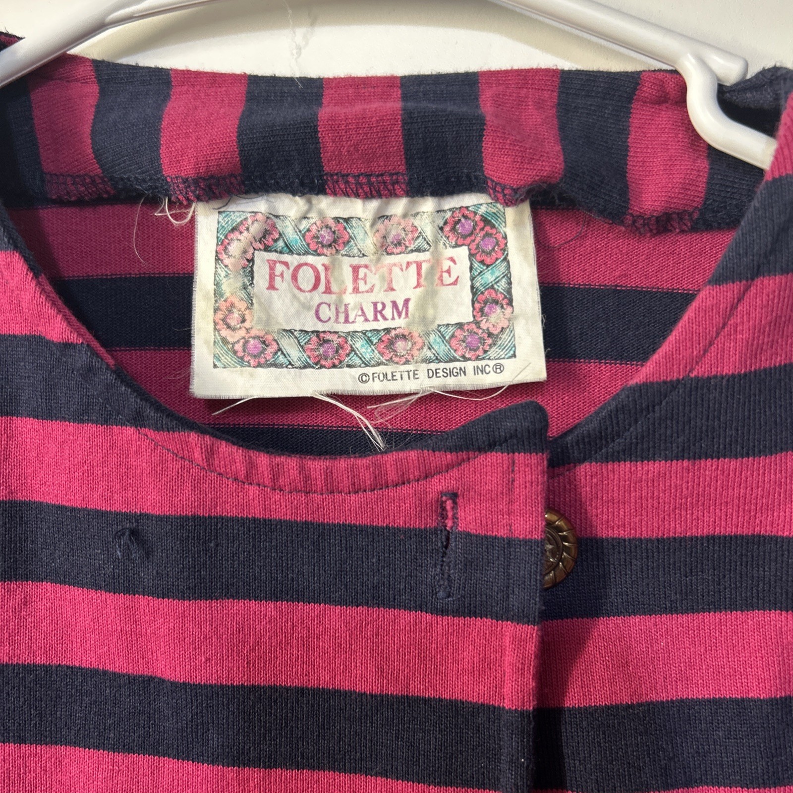 Folette Navy Vintage Nautical Style