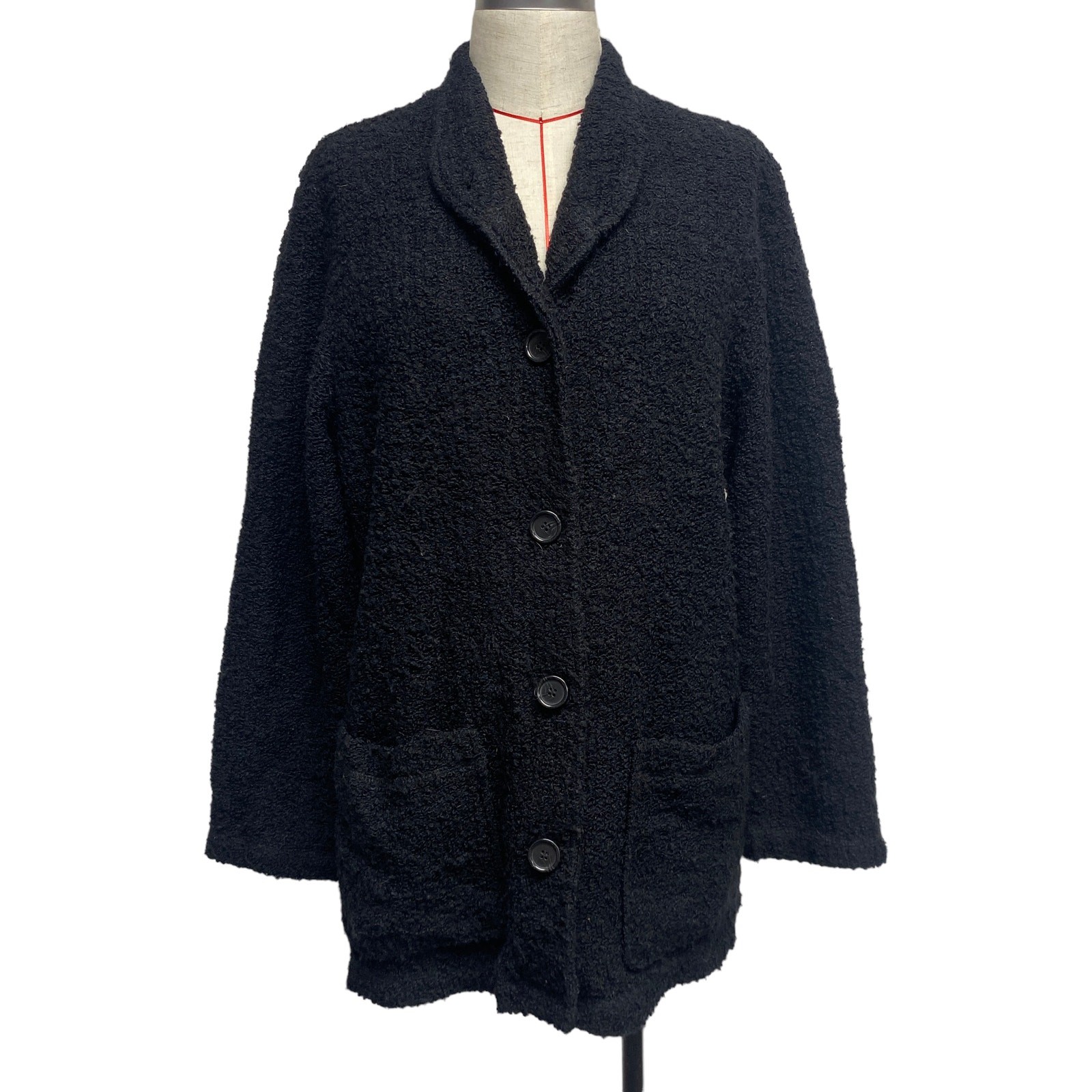 Vintage Democracy Womens Size L Curly Knit Button Front Cardigan Sweater