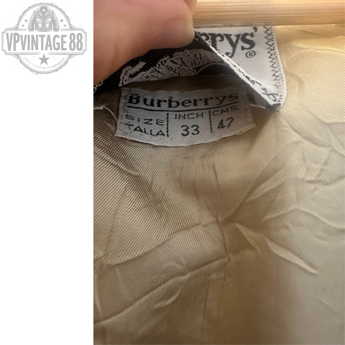Vintage Burberry Prorsum Beige Wool Women’s Trench Coat