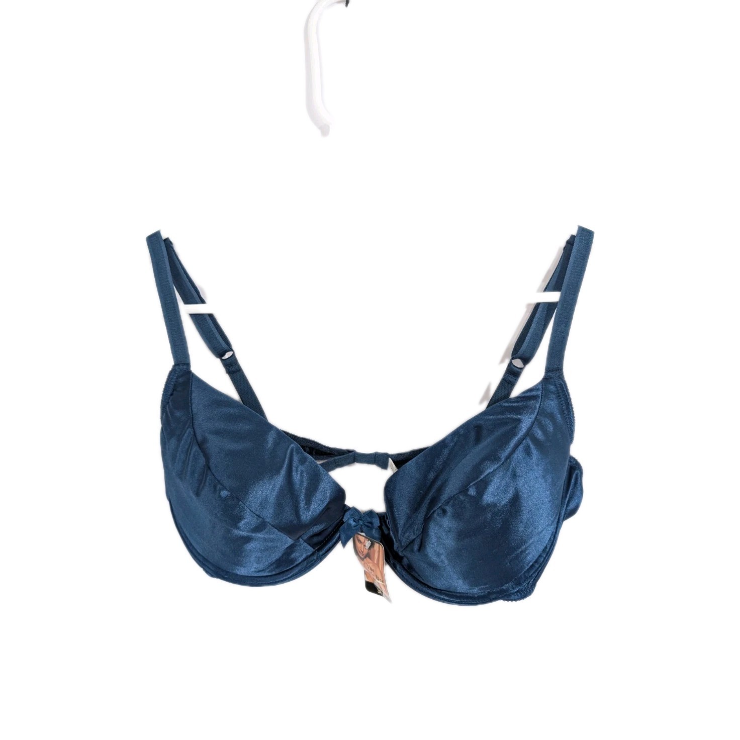 Victoria’s Secret Vintage Miracle Second Skin Satin Bra 38C Women NEW 90s silky