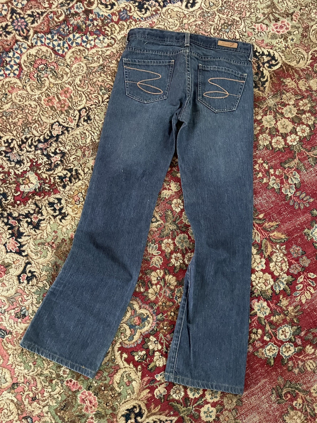Vintage Y2K Seven Jeans Ultra Low Rise 100% All Cotton Denim XS 26