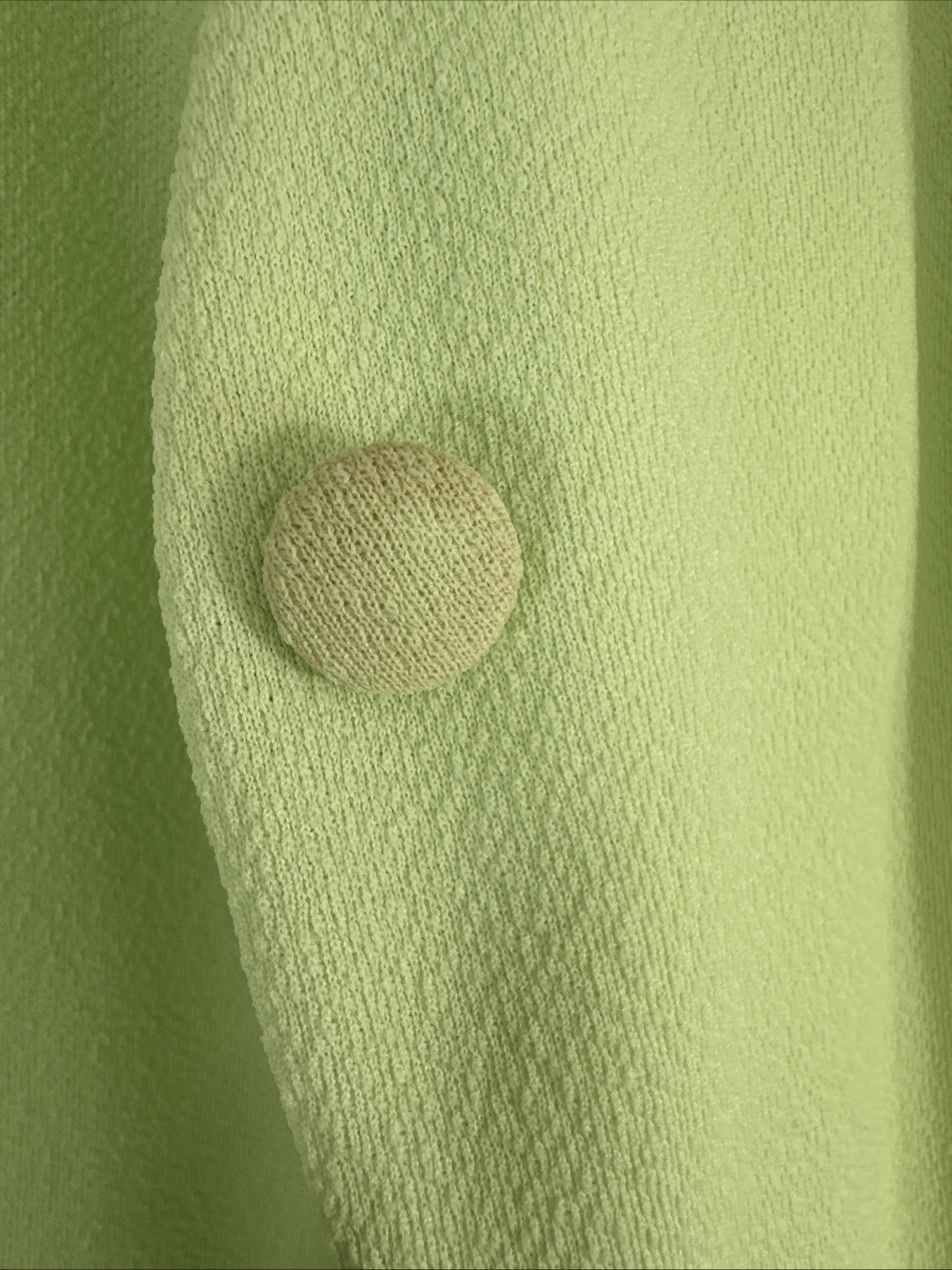 VTG Mod 2 Pc Sheath Dress & Boxy Crop Jacket Set *L/XL Key Lime Green Jackie O