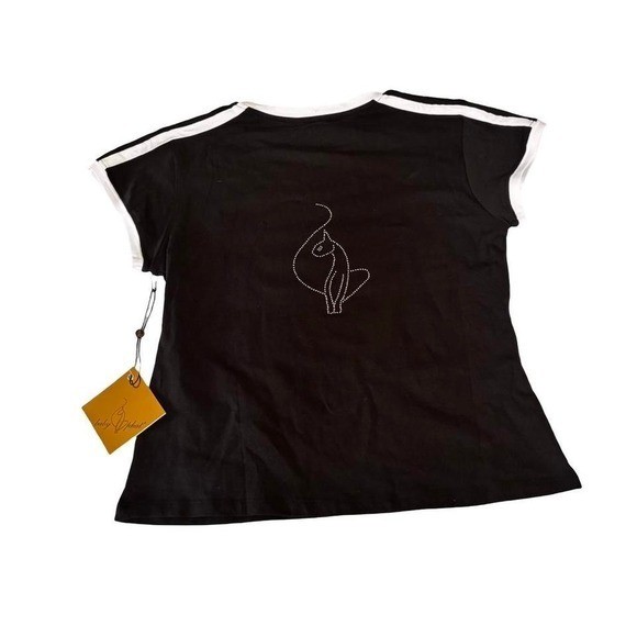 Y2K BABY PHAT BLING SPORTY MCBLING TOP LARGE NWT