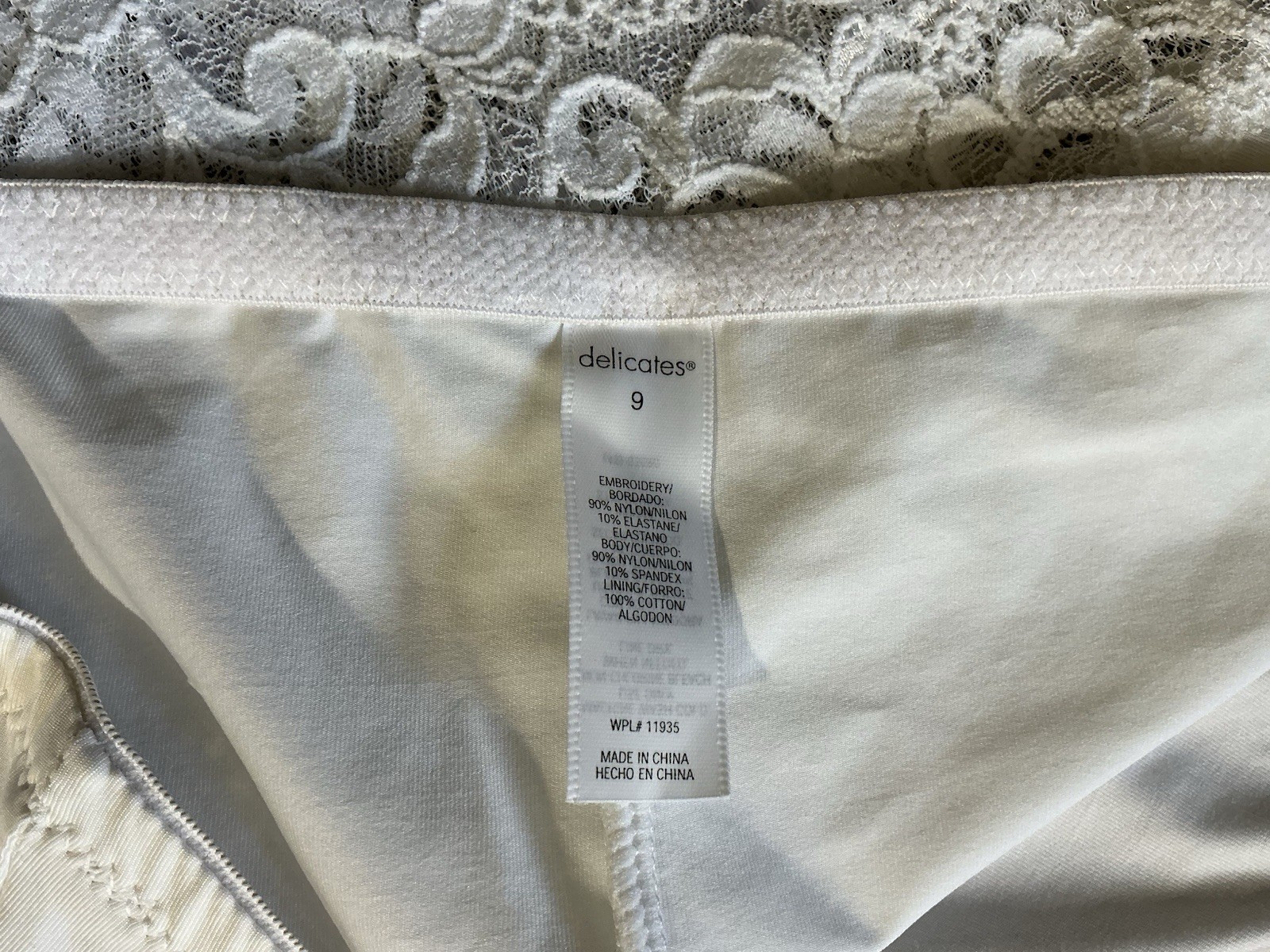 Vintage JC Penney Delicates All Over Lace Boy Short Panties White Plus Size 9