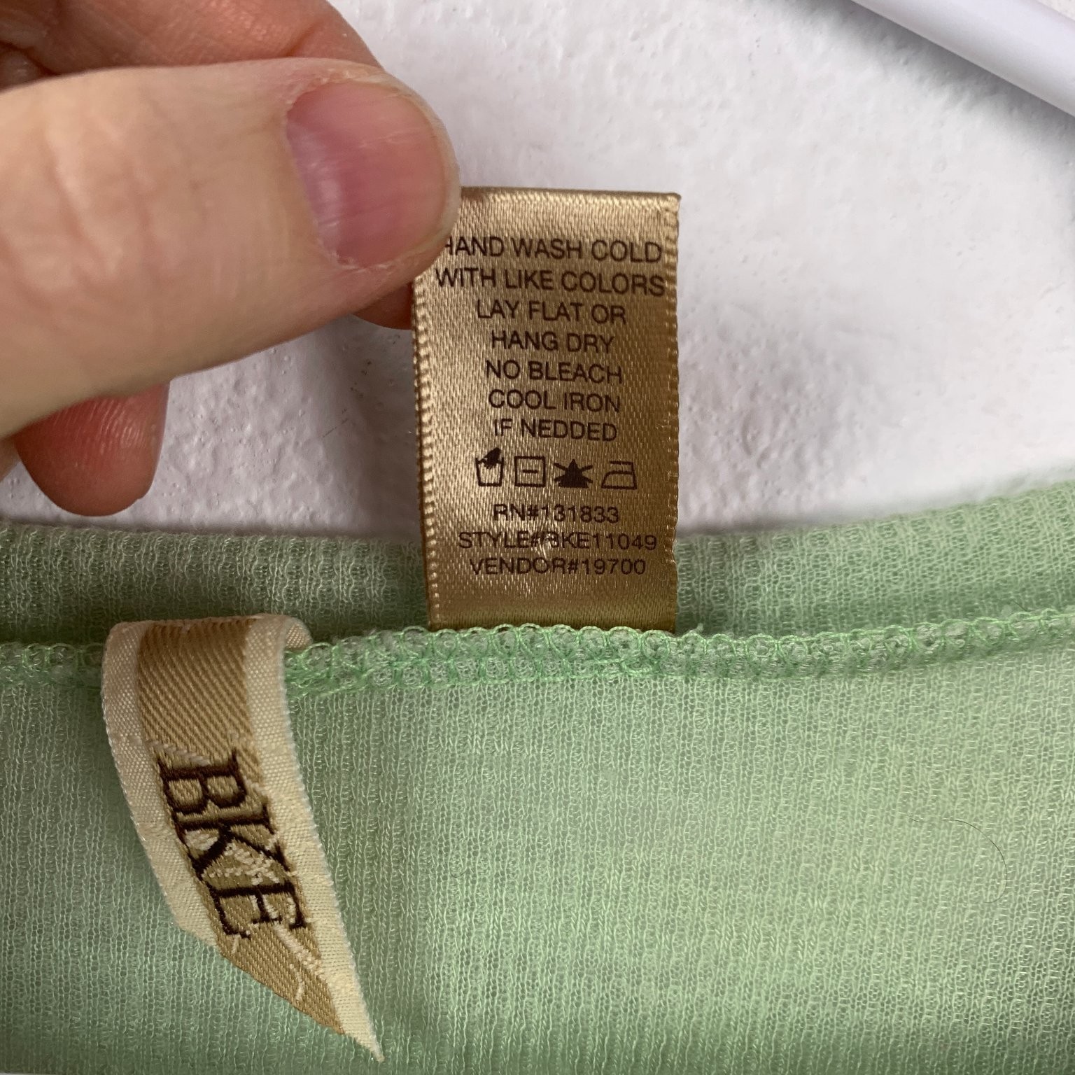 Y2K BKE Thermal Waffle Knit Long Sleeve Shirt Green L Bella Swan Twilight