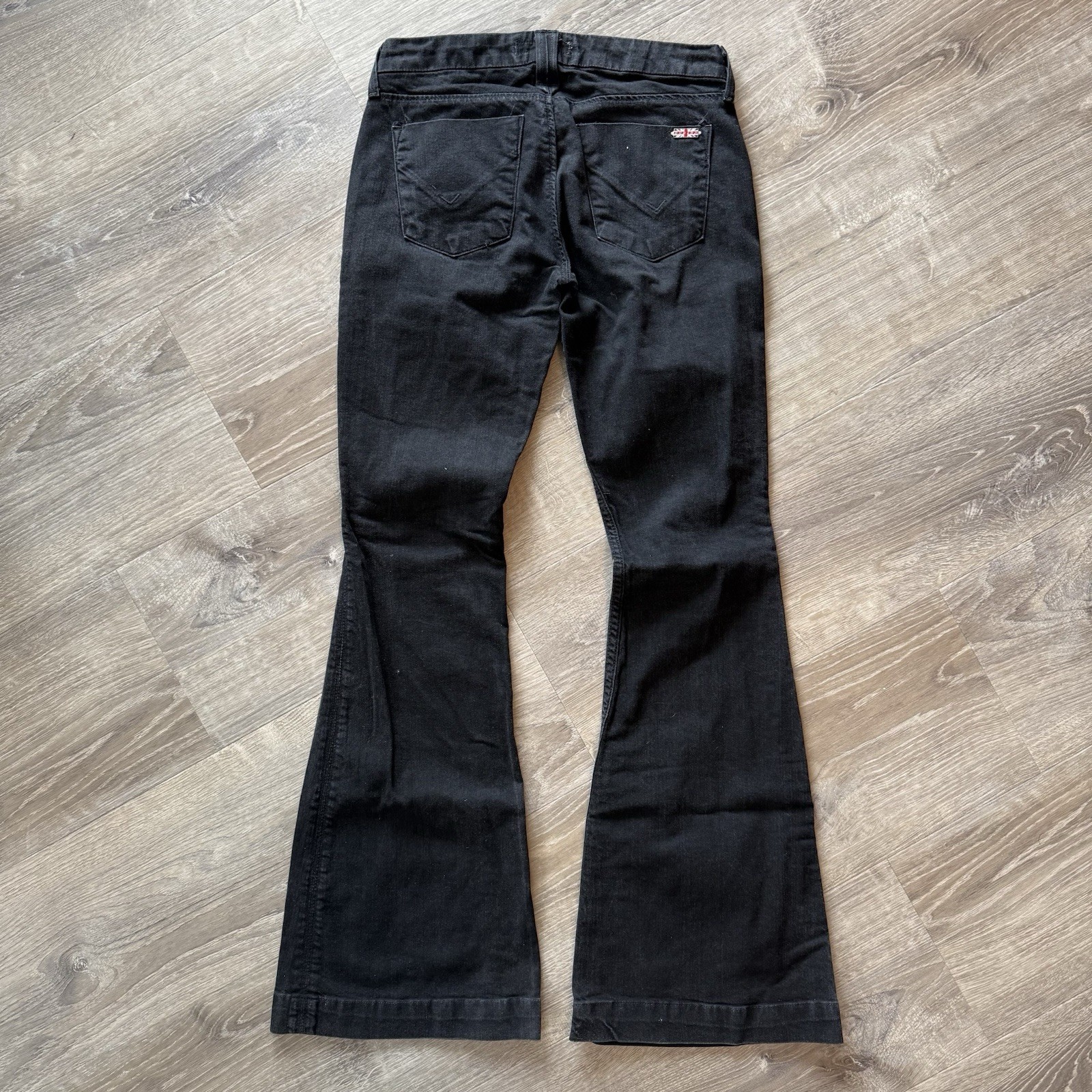 Vintage 90s Hudson Bellbottom Flare Jeans Black Women’s Size 26