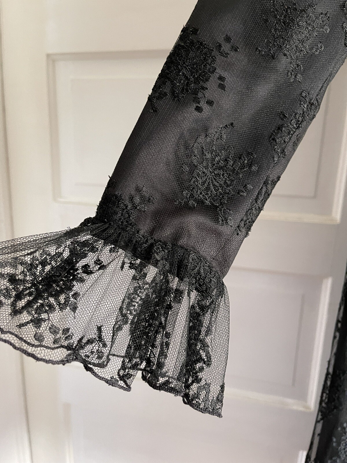 Vintage Black Posh by Jay Anderson Couture Lace Dress