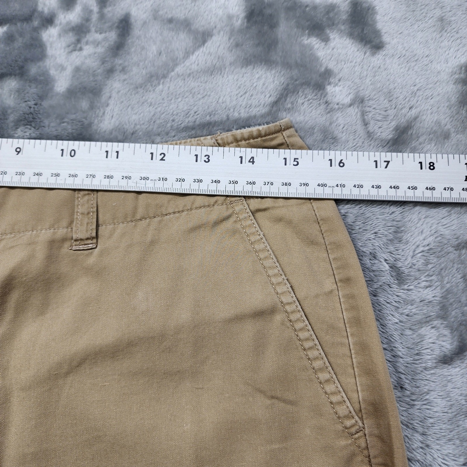 Vintage Envision Studio Pants Womens 8 Tan Mid Rise Straight Leg Cargo Casual