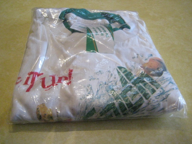 VTG.1990’s (USA) „SALEM MENTHOL CIGARETTES” Size XL Green-Trimmed T-Shirt (NIP)