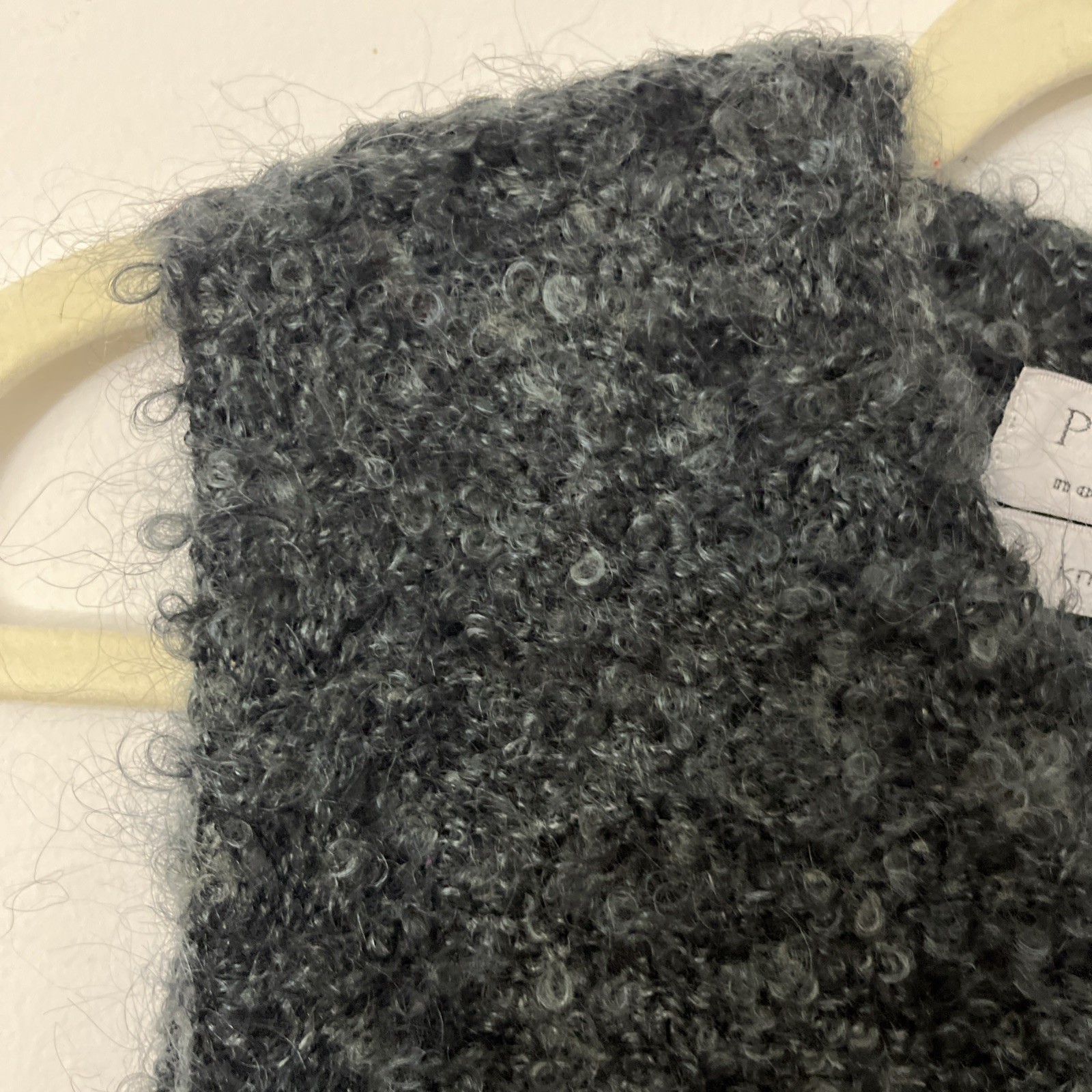 Vntg Portraits Northern Isles 45% Mohair Chunky Warm Cozy Hand Knitted Vest