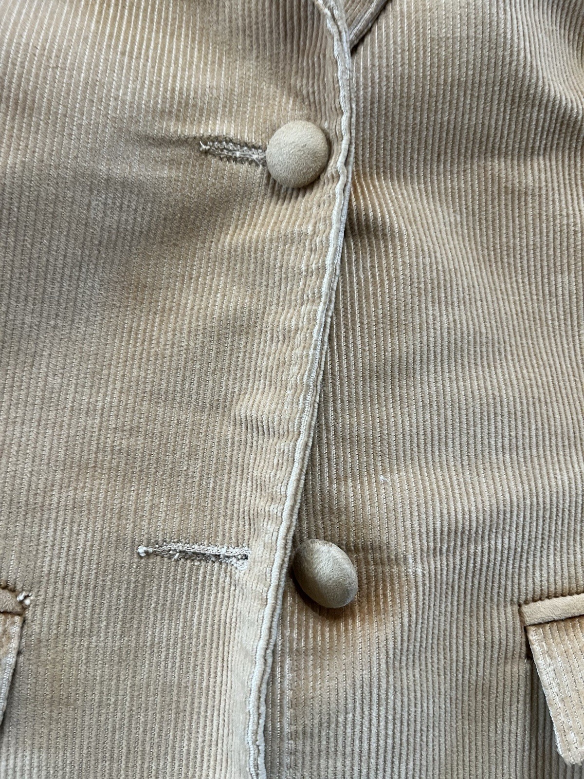 Vintage Ms Pioneer Southwest Riding Style Corduroy & Suede Blazer W-14 (0643-11)