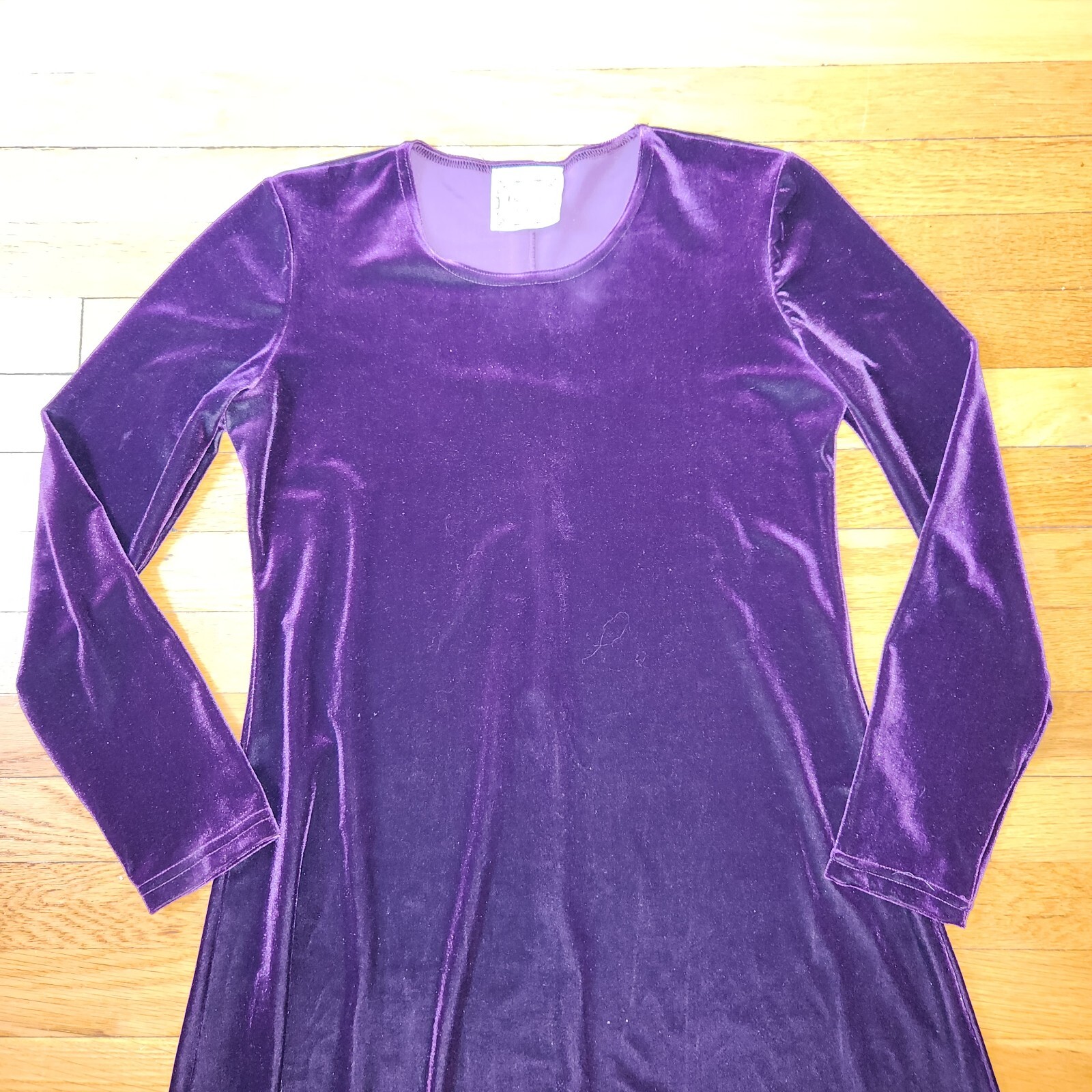 Dressing Clio Vintage Velvet Dress 90s Y2K USA Small Christmas New Years Poly