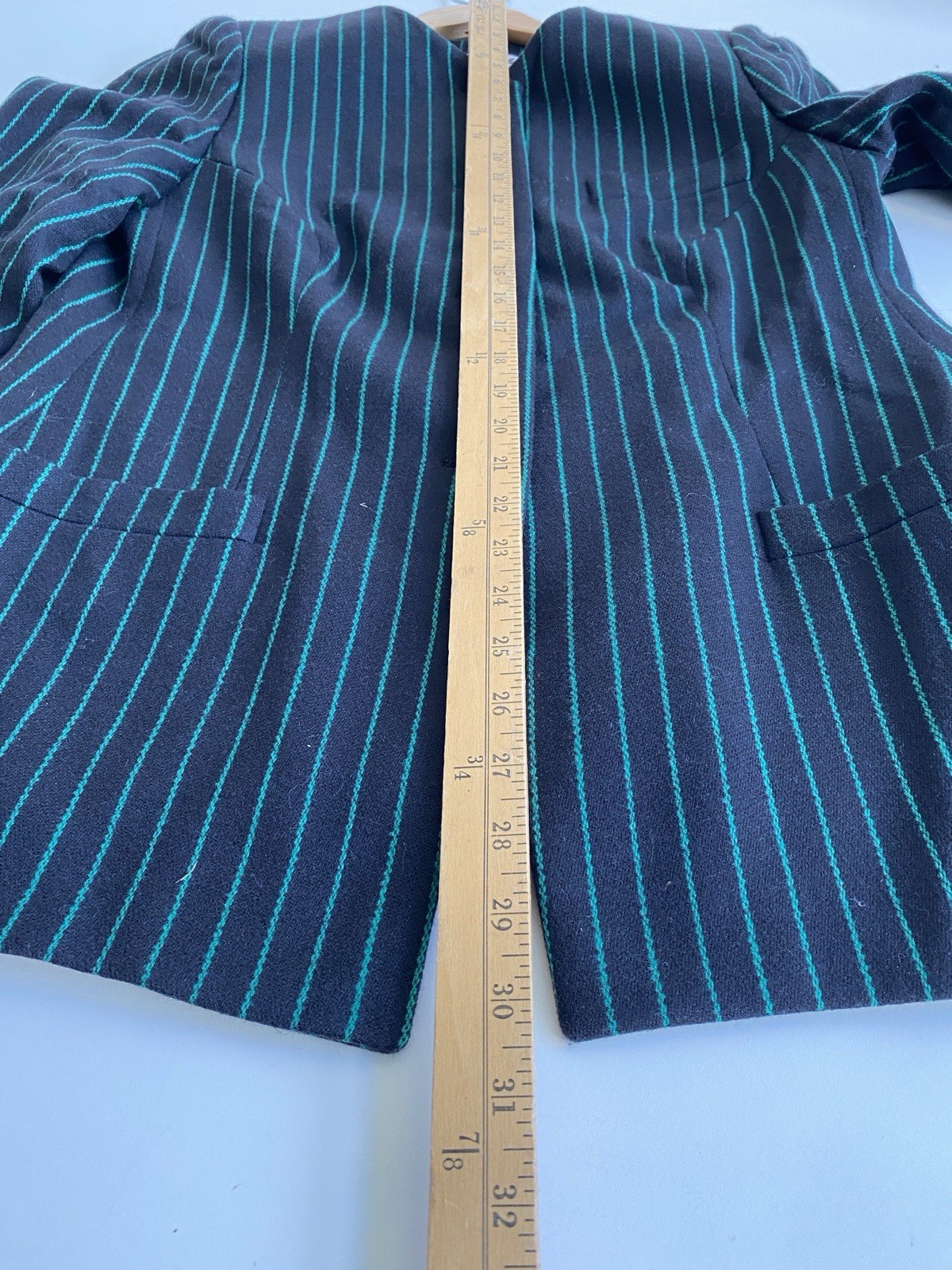 Vintage Amen Wardy 48 100% Cashmere Silk Lining Jacket Blazer Stripes