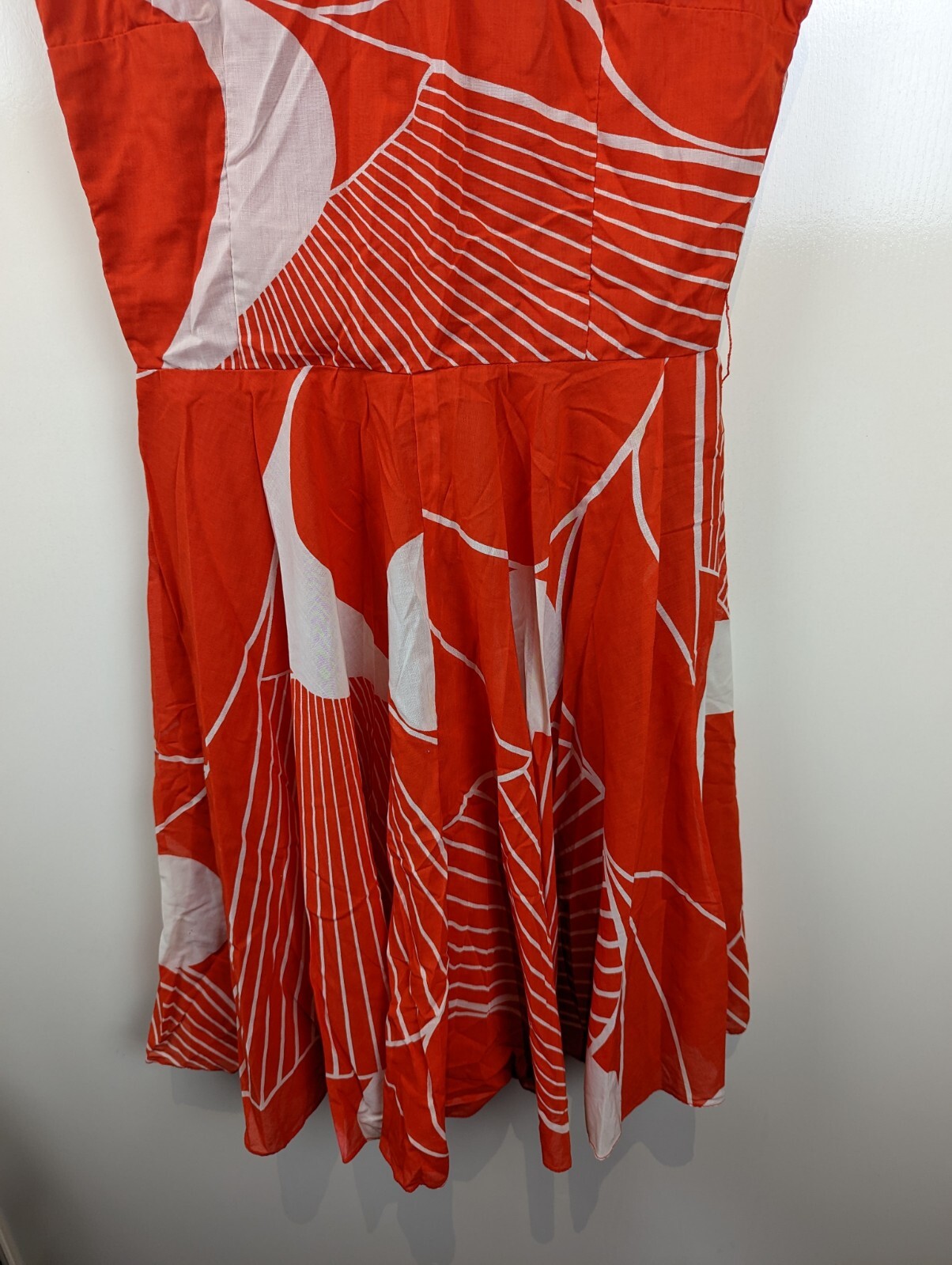 Couture Culture By Trent Nathan Vintage Red Sleeveless Fit Flare Dress Size 12