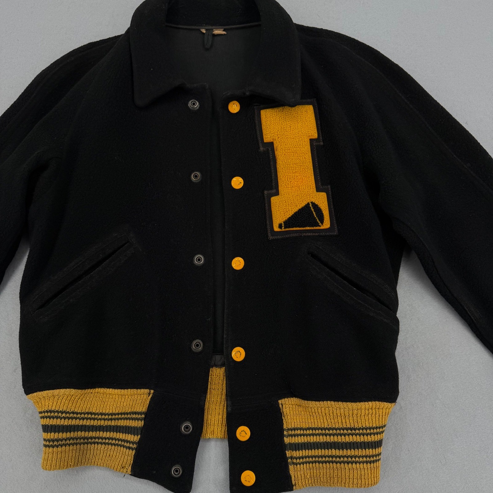 Vintage 1960’s Varsity Cheer Letterman Jacket Display Piece Itasca ISD Texas