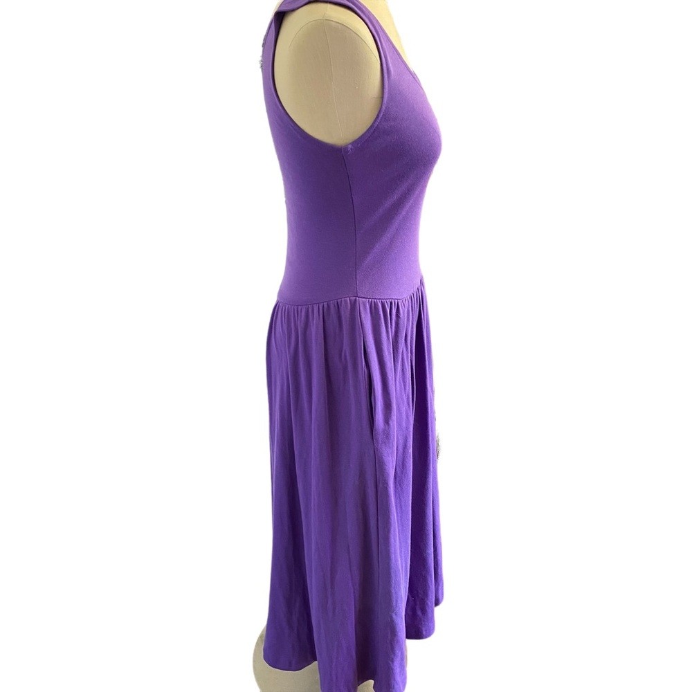 Vintage 80’s Disco Era Sleeveless Maxi Dress, fit and flair size 7/8 juniors.