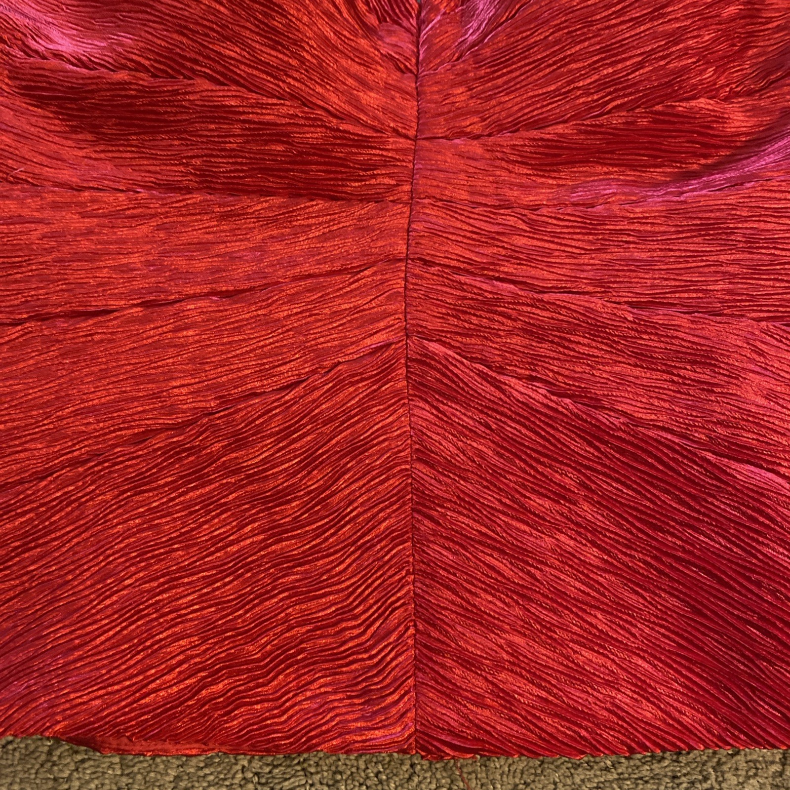 VINTAGE CACHE PLUS SIZE TEXTURED HALTER TOP LINED ZIPPER BACK PARTY WEAR SIZE 16