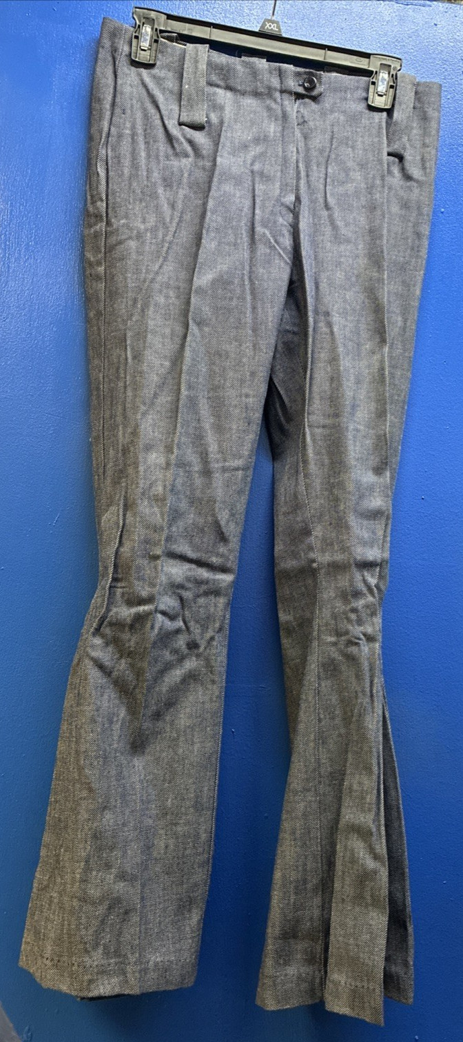 Vintage 1970s Junior’s by Vassar Blue Bell Bottom Pants Size 7