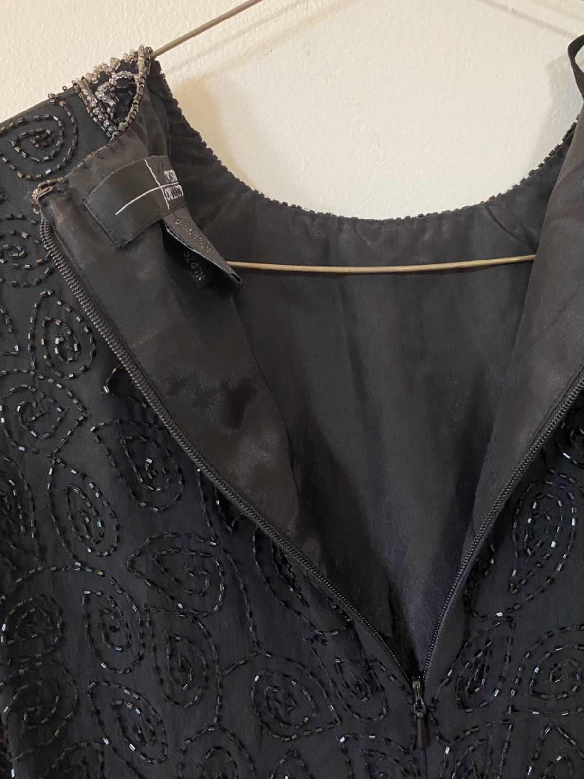1980s does 1940s, Vintage Style Jeweled Women’s EveningWear, Size Sm/M