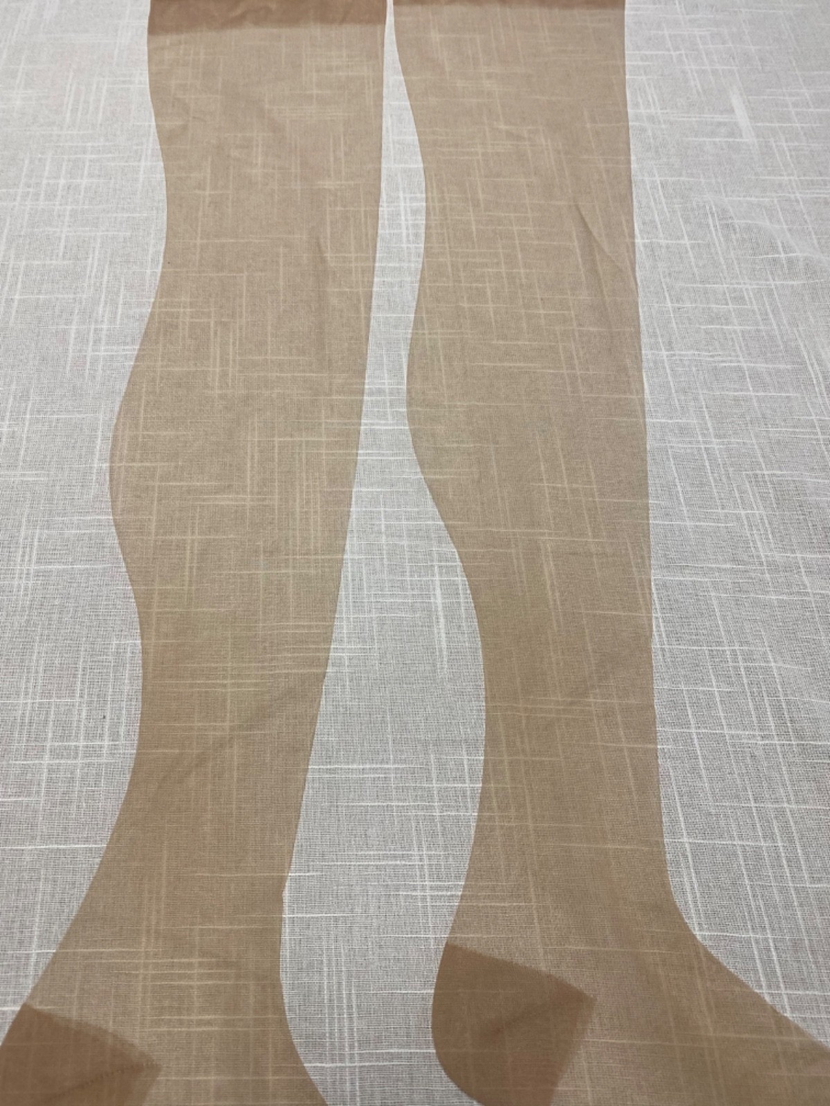 Vintage Nylon Stocking Seamless Demi Toe Silhouette NEW 1950s JM McDonald Co