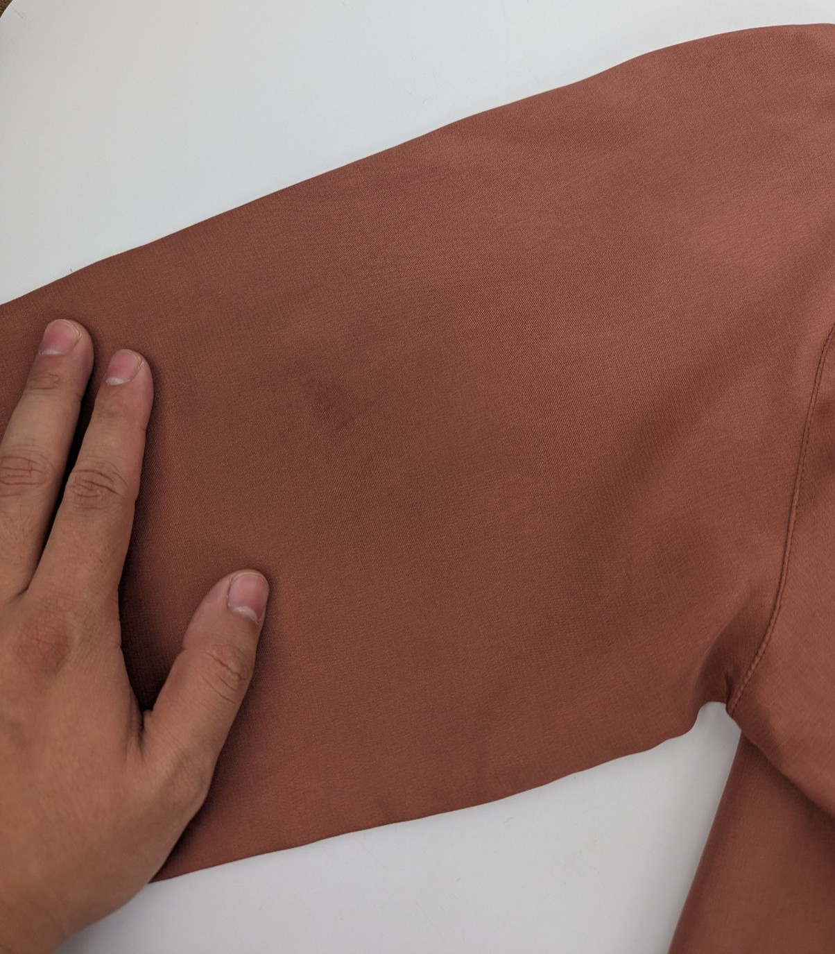 Vintage Regina Portee For Porterhouse Button Down Blouse Rust Size 14 Polyester