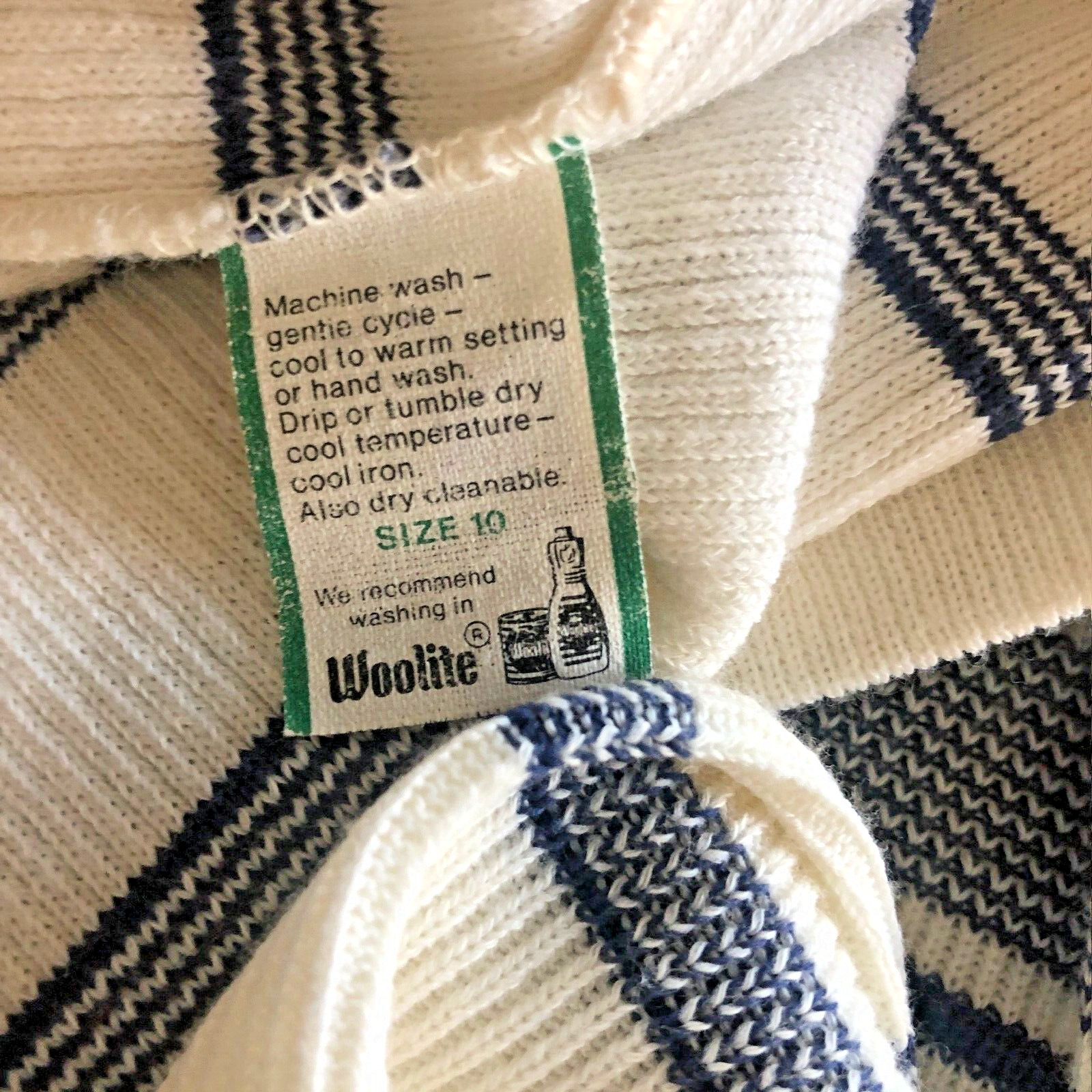 VTG Hadley Sweater Set 2pc Golf Breton Cardigan Sz 10 Country Club Quiet Luxury