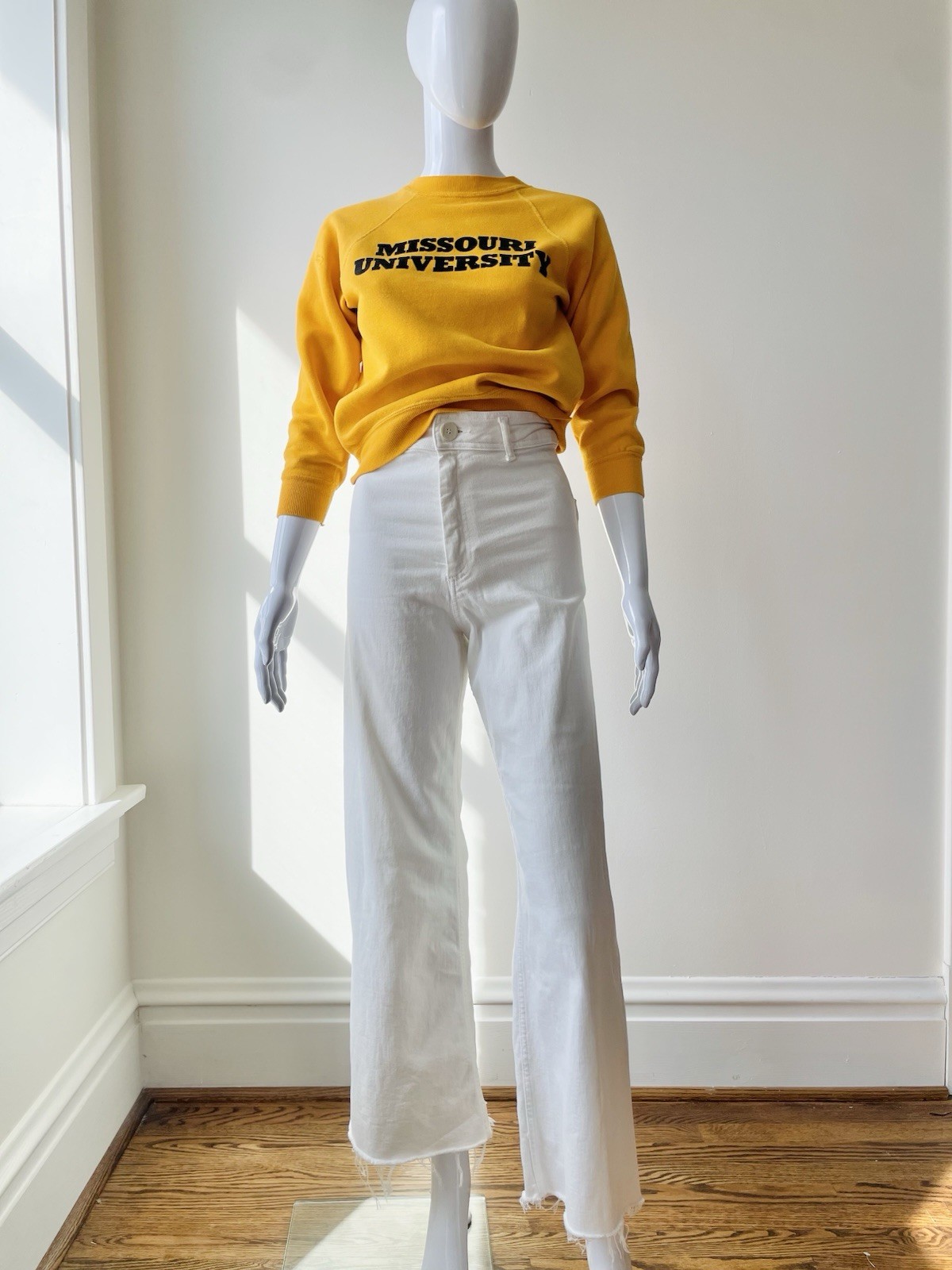 Vintage XS Sweatshirt 70s Artex University Missouri Mizzou Raglan Crewneck GUC