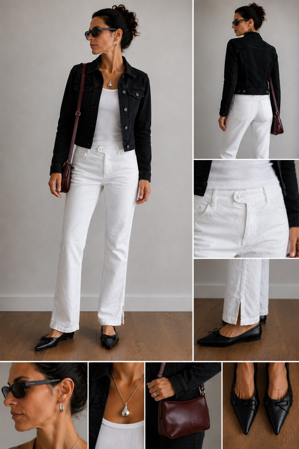 Hemp Pants KristenseN DU NORD Y2K White 34 36 Made in Italy Bootcut Luxury