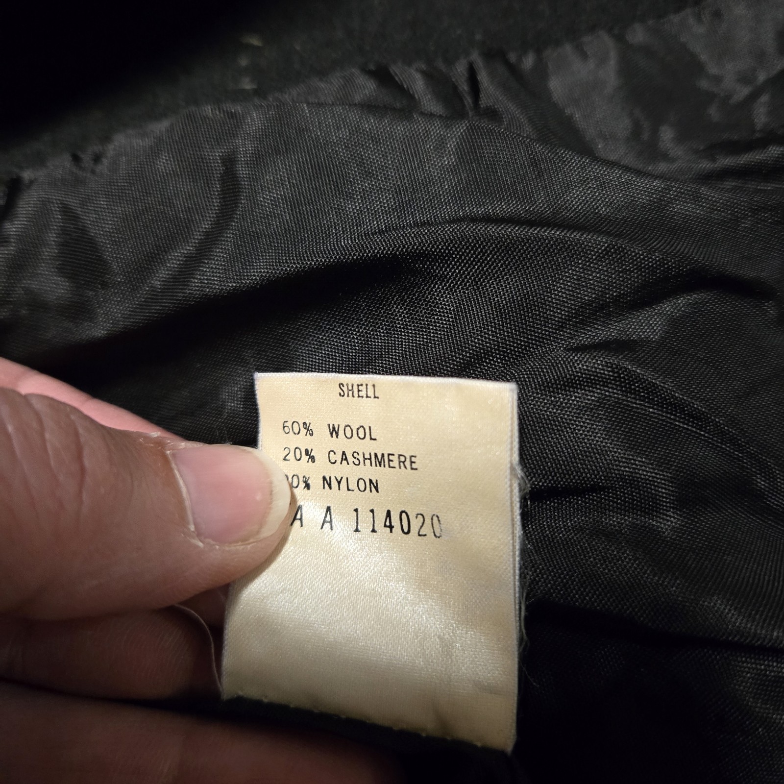 Vintage JH Collectibles Black Blazer Wool Cashmere Blend Union Made In USA Size