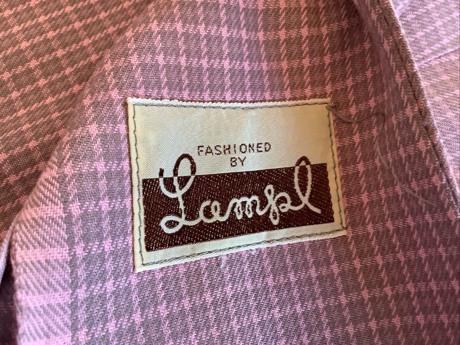 Vintage Skirt And Blazer Fashioned By Lampl Secretary Geek Checkered