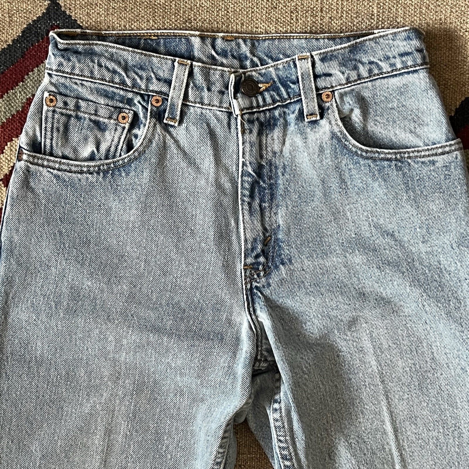 Vintage 90s Levi’s 550 Jeans Women’s 27×32 USA Made Relaxed Tapered Leg