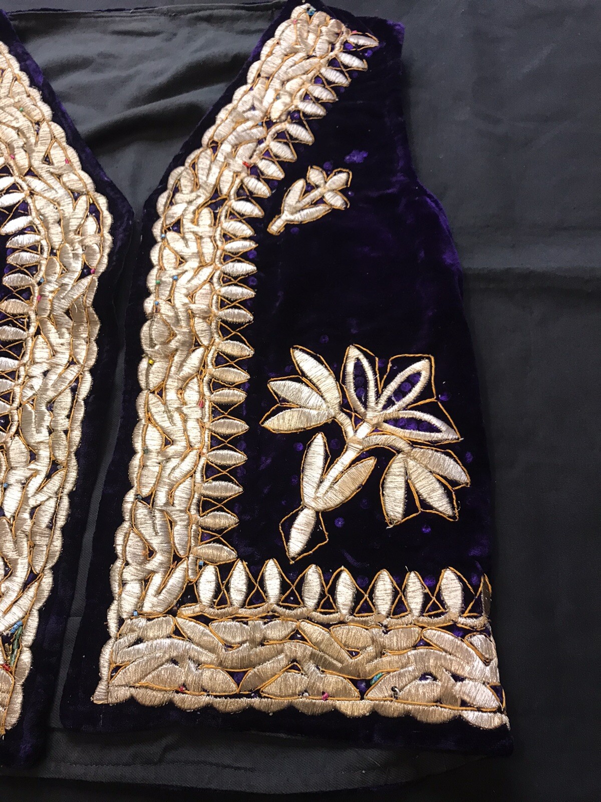 Uzbek velvet handmade vest jacket, bohemian vest, asian ethnic tribal Clothing