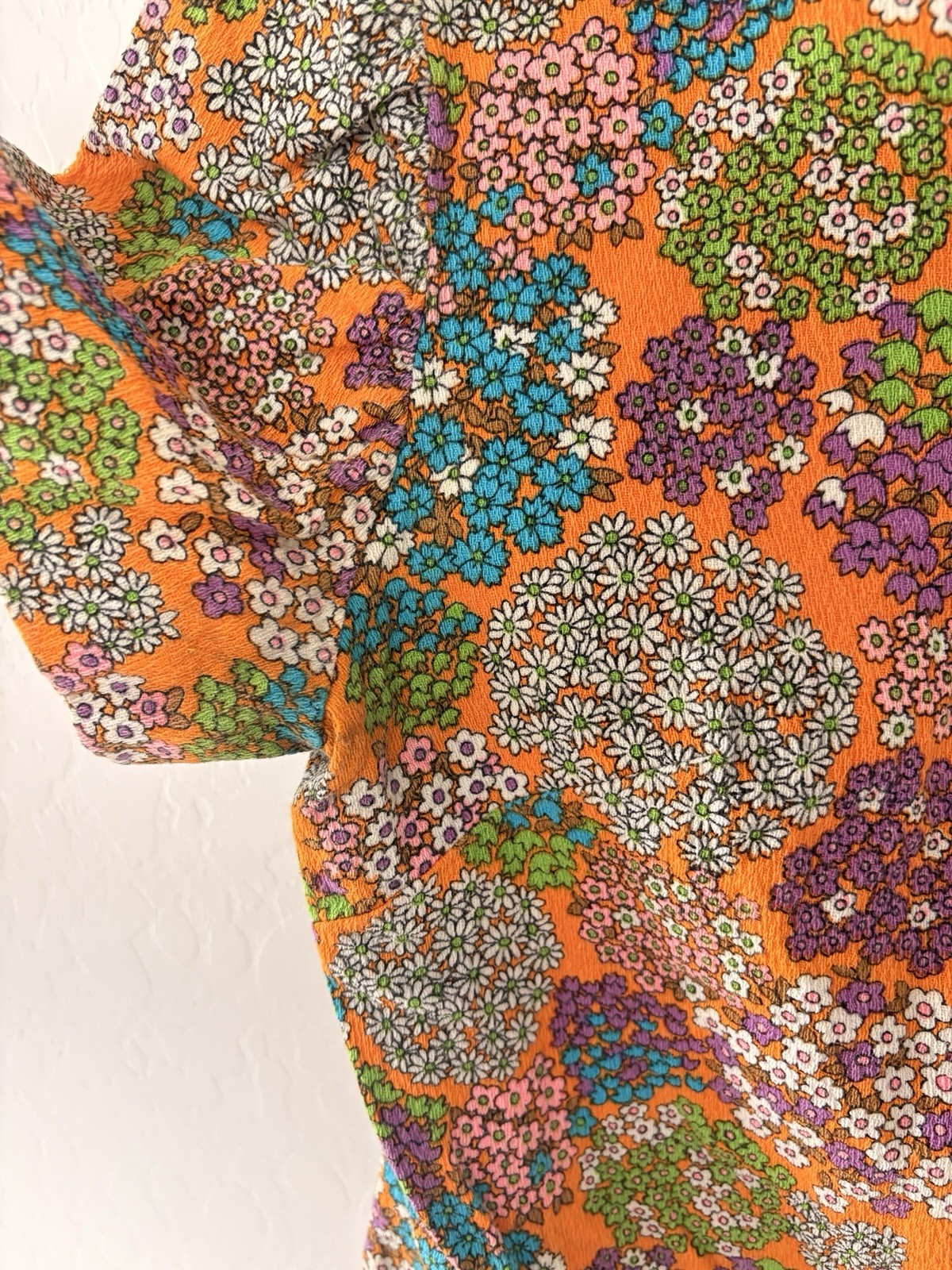 Vintage Handmade Flower Power Top