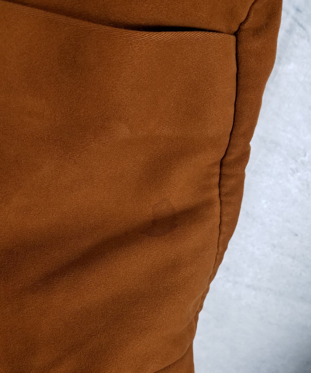 Betty Rose Montoro Suede Large L Soft Deep Harvest Orange Brown Coat Vintage