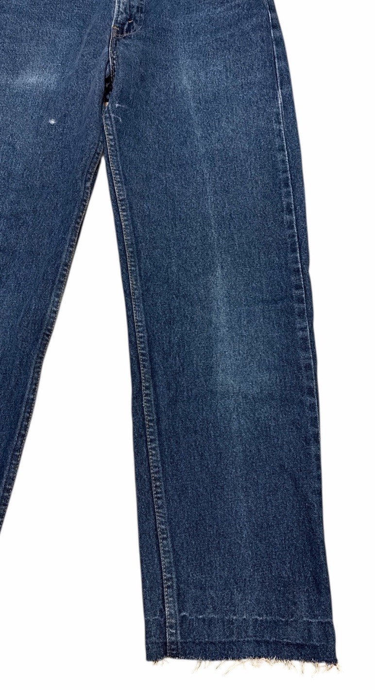 Vintage Levis 505 0217 Red Tab Blue Jeans Denim Fades Raw Hem 30×29 USA Made 80s