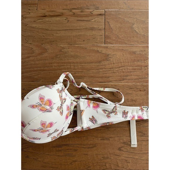 PINK Victoria’s Secret butterfly bikini top M NWOT
