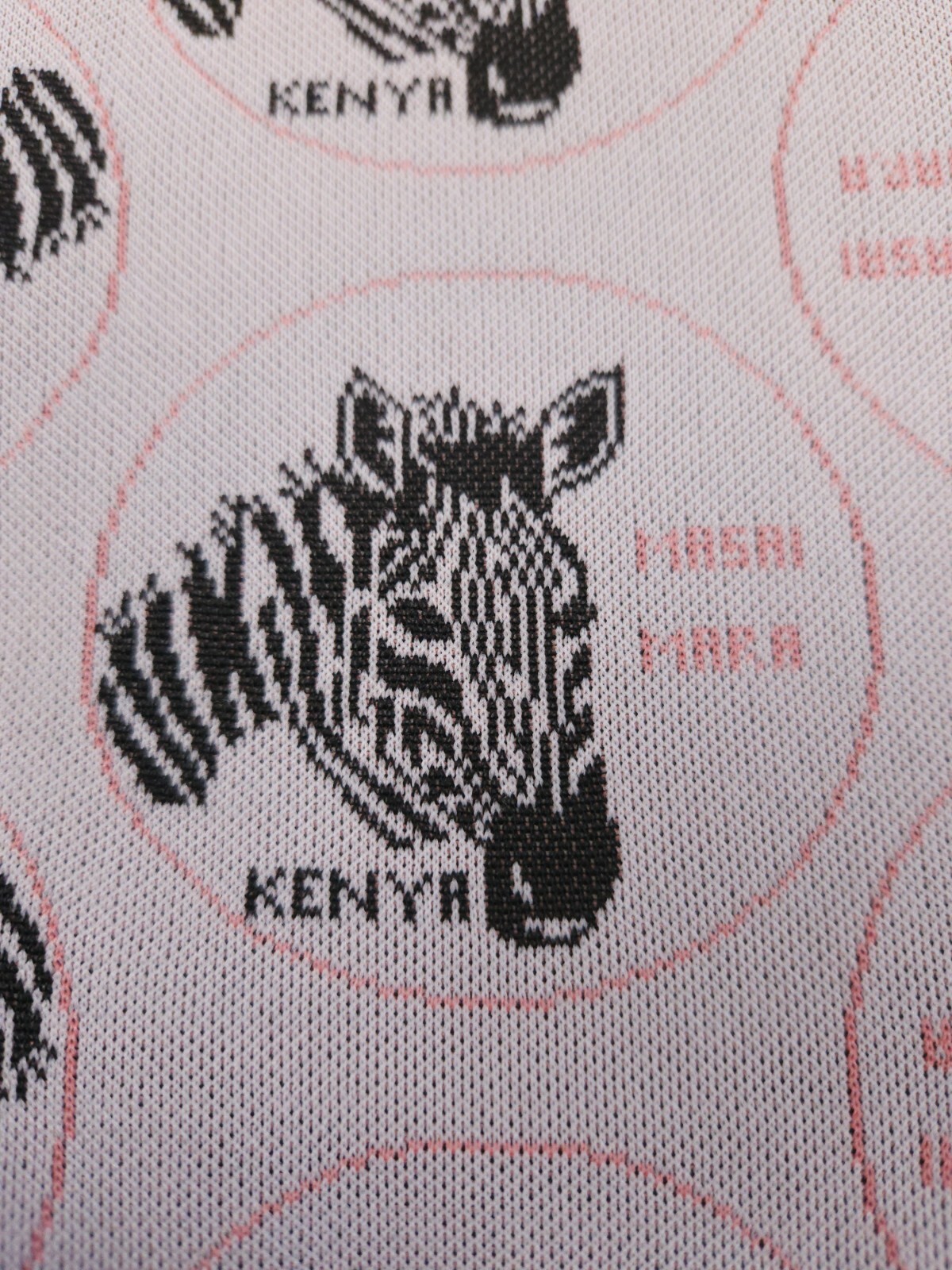 Masai Mara Zebra Double Knit Polyester Western Shirt Women’s Small Vintage 70s