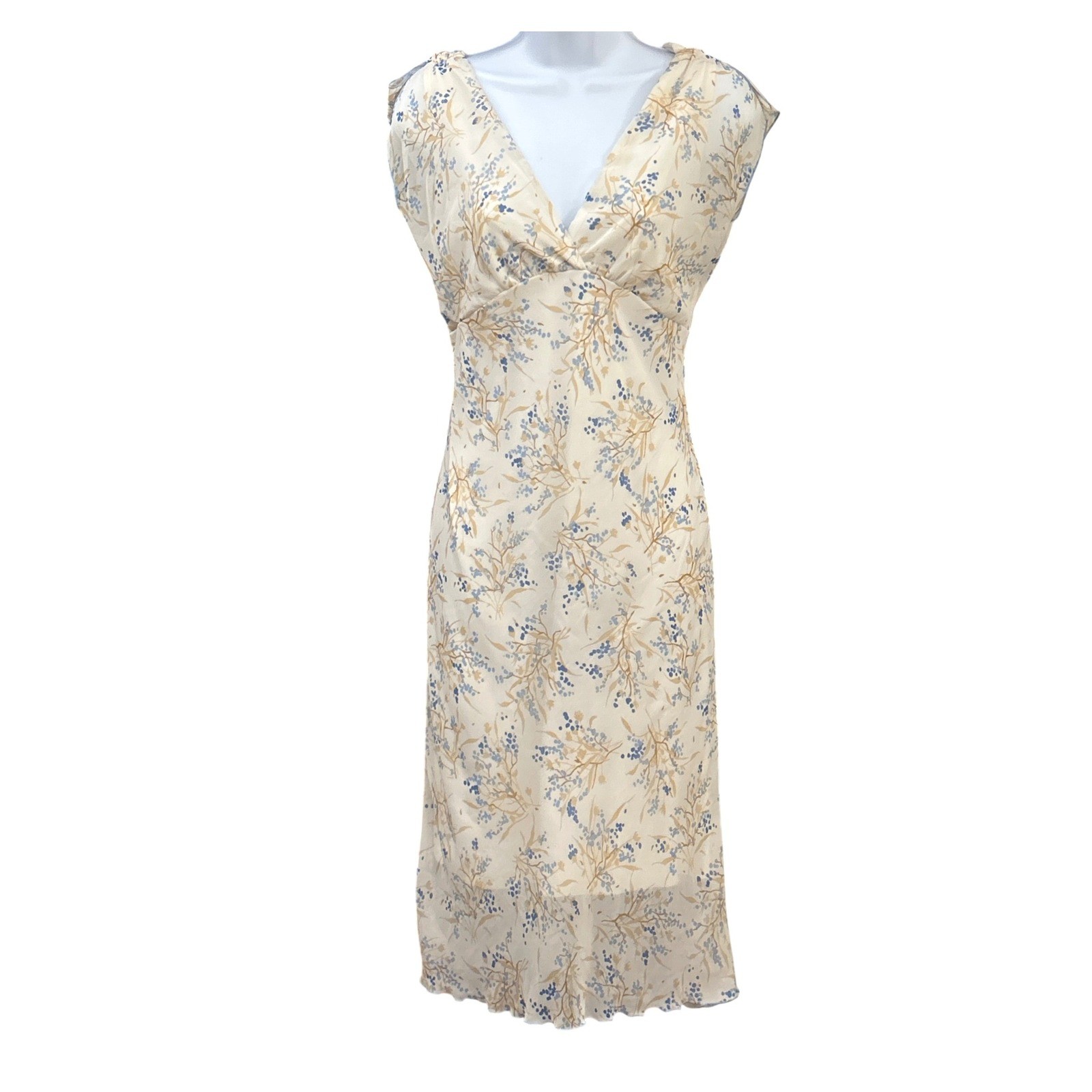 Vintage 90s Speechless Floral Midi Dress Cottagecore Fairycore Coquette Empire