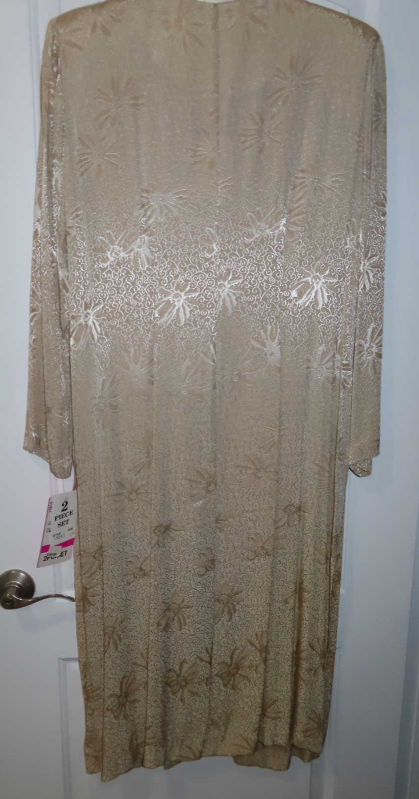 NOS VTG R&M Richards Karen Kwong Asian Jacket & Pant Set Silky Womens Size 20W