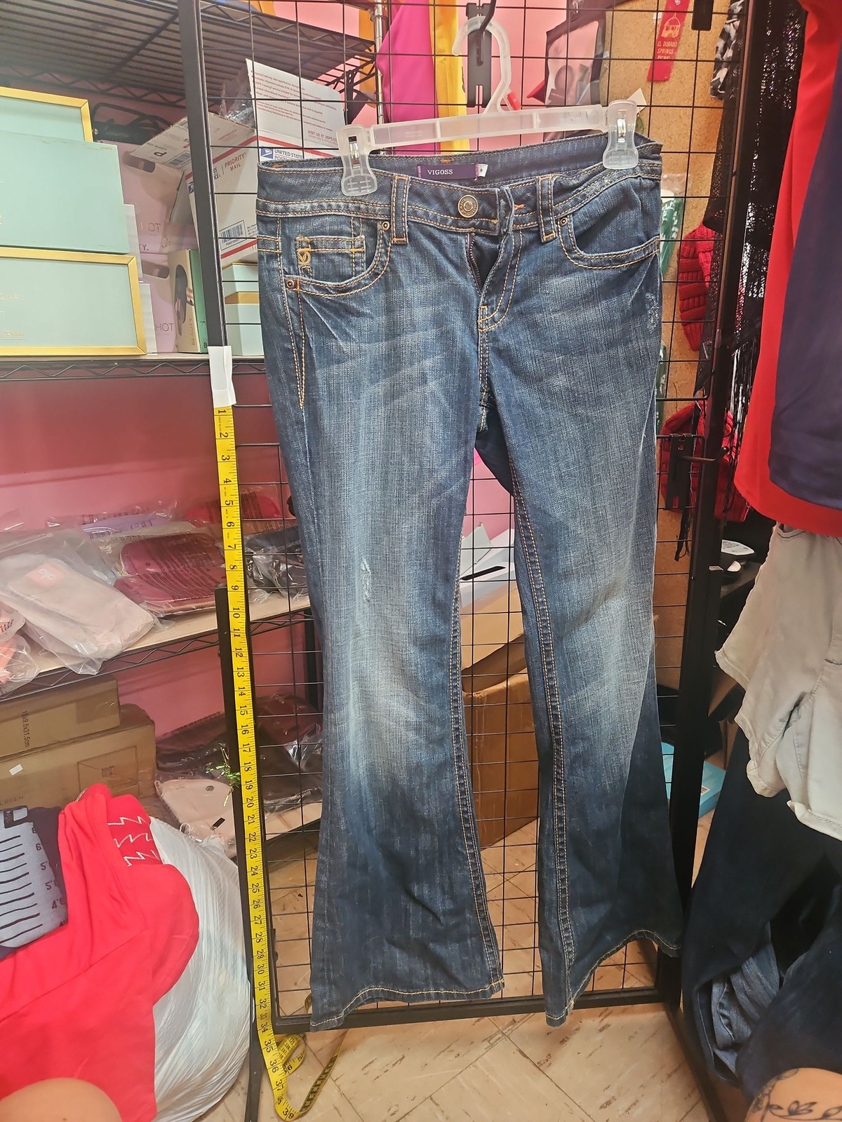 Vigoss Women’s Blue Bootcut Jeans Size 13/14×33