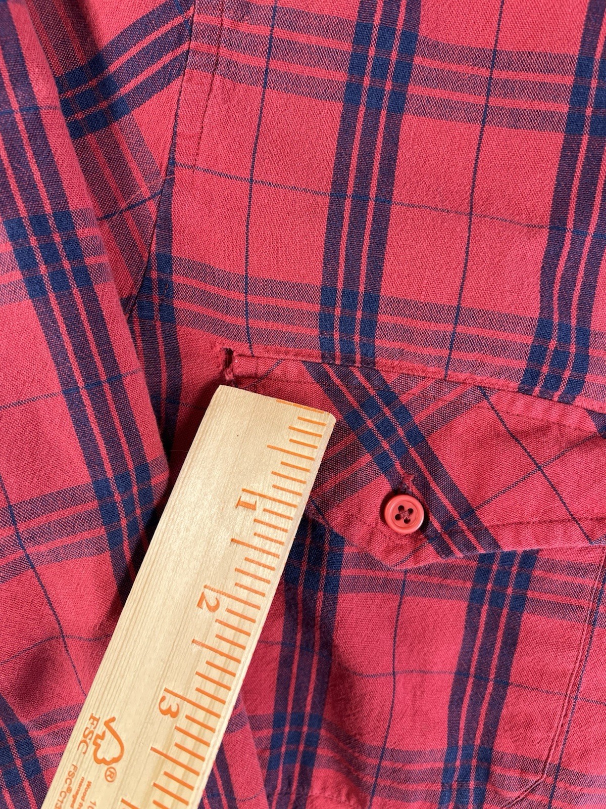 Vintage L.L. Bean Flannel Shirt Plaid Women’s Medium Made in USA Read Descriptio