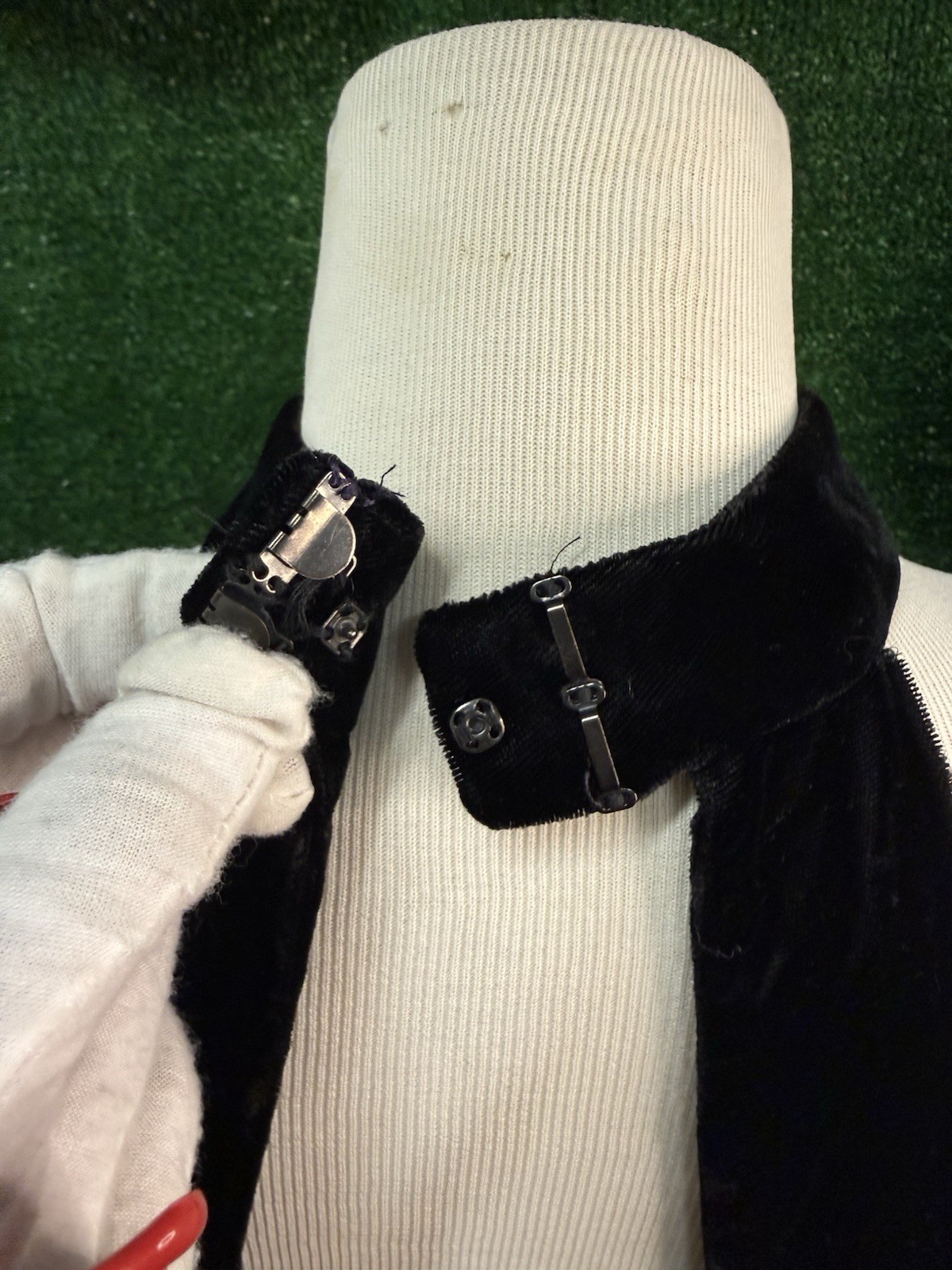 Susan Roselli For Vijack Vintage Black Velvet Choker Dress Fits Like A Medium